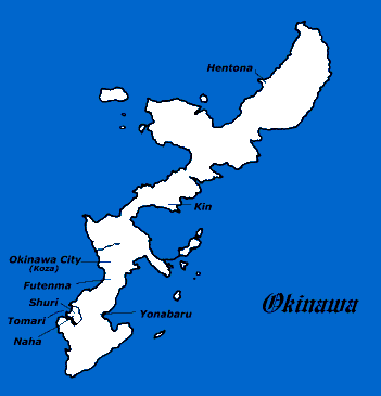 Map Of Okinawa